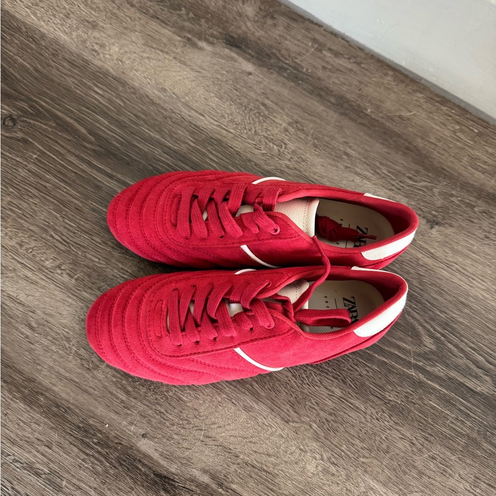 Red Athletic Sneakers